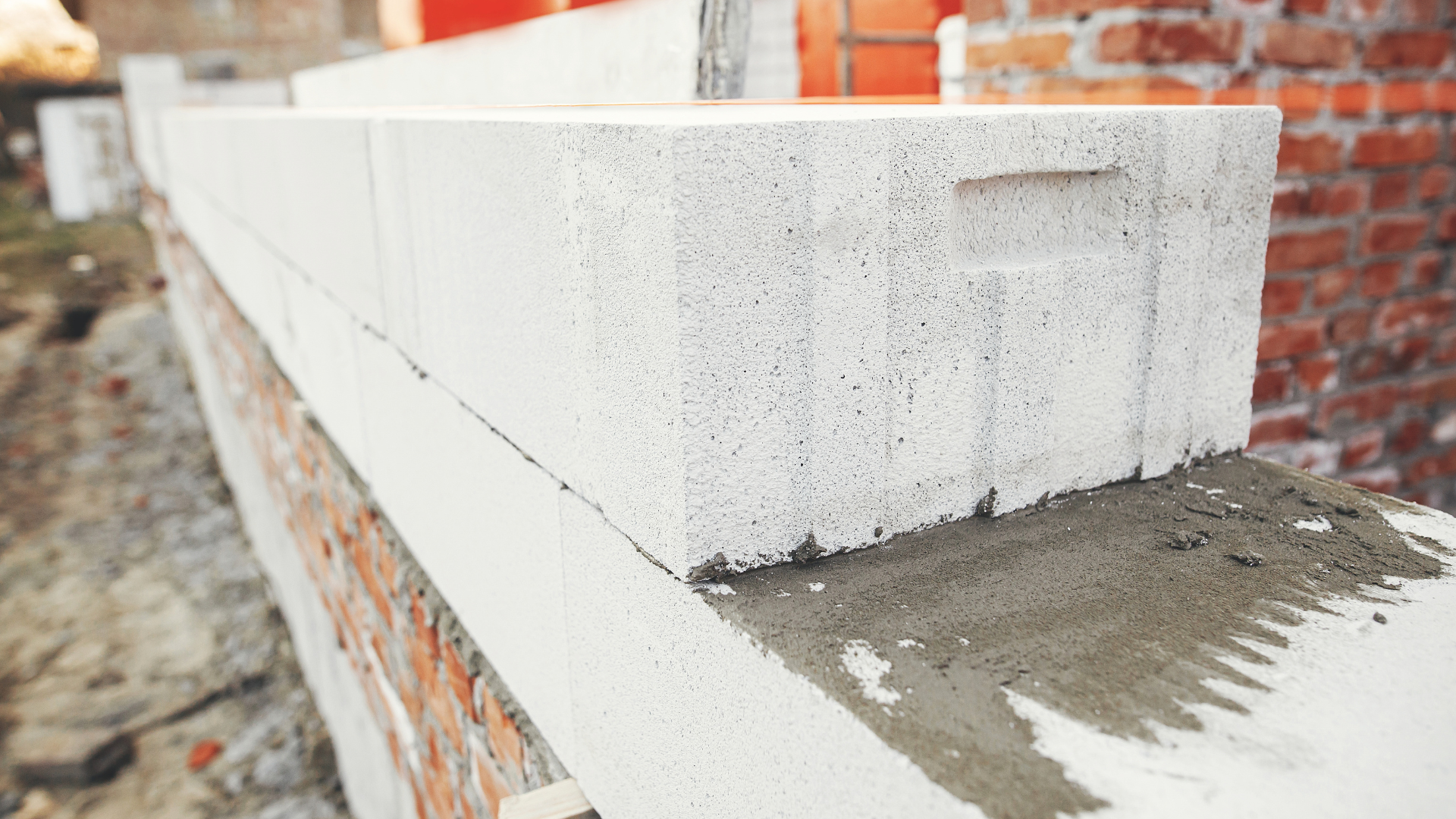 Concrete Block Wall Installation